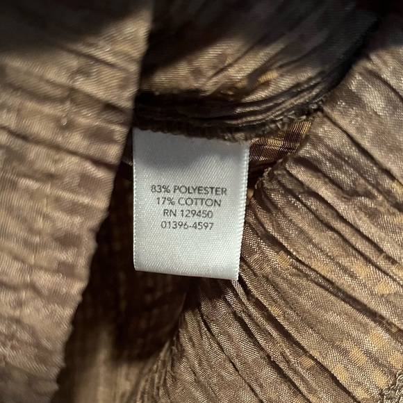 Christopher & Banks Brown blouse - Picture 6 of 9